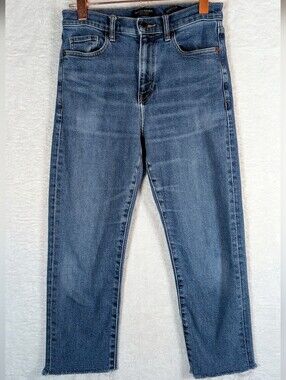 191-Banana Republic Day‎ Mid-Blue Straight Jeans